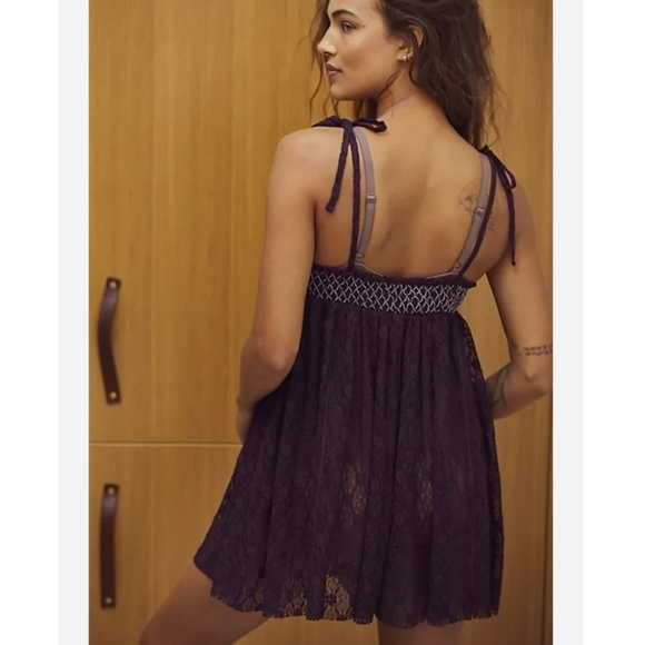 NWT FREE PEOPLE RULE THE WORLD LACE ROMPER $78 - Picture 4 of 6